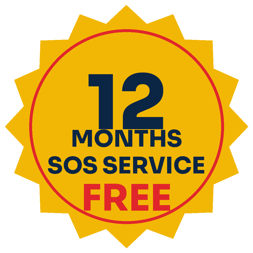 12 months SOS service free
